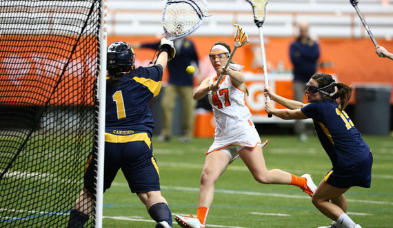 No. 5 Syracuse women&#8217;s lacrosse dominates No. 17 Boston College, 18-8