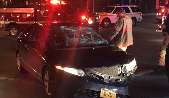 Car hits bicyclist at Comstock and Euclid intersection