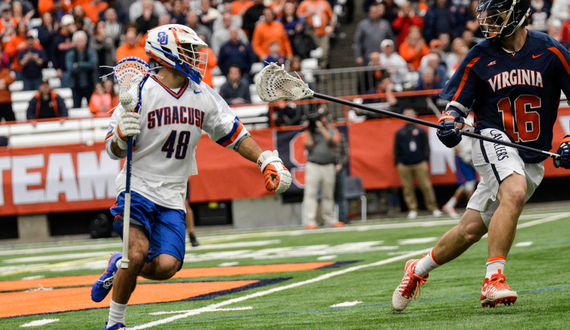 Sergio Salcido&#8217;s five points carry No. 10 Syracuse to last-second win over No. 9 Virginia