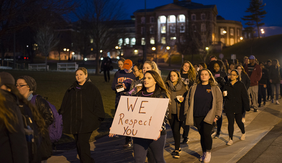 Taking to the streets, SU students rally against sexual assault and rape culture during annual event