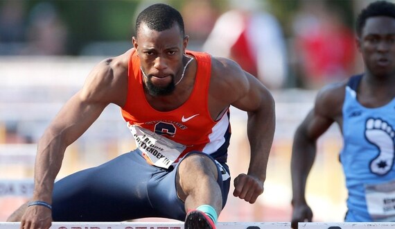 Freddie Crittenden posts third-fastest time in the world in the 110-meter hurdles