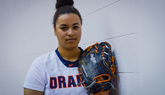 KEEP THE FAITH: Faith Cain lost her ability to throw and a scholarship to the yips. Now, she plays first base at Syracuse.