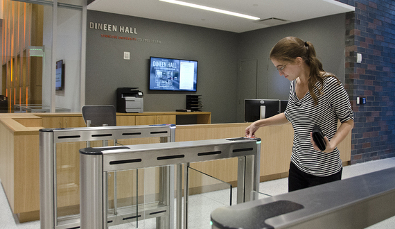 Security measures at Dineen Hall will be rolled back July 1