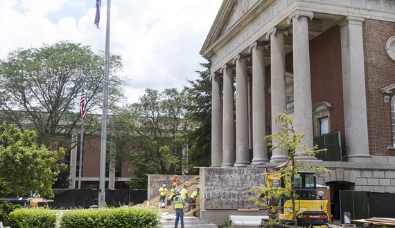 Syracuse University reaches halfway point with summer construction