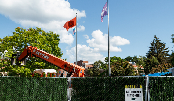 Construction update: Seating added to promenade, classroom updates completed in preparation for fall semester