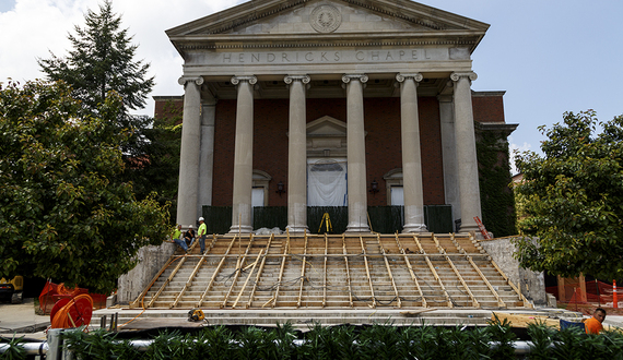 Construction update: Hendricks Chapel work nears completion