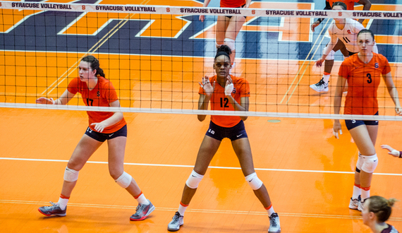 Syracuse takes down Wake Forest in four sets as Jalissa Trotter registers 1,000th career assist