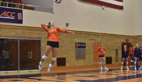 All-around performance from freshman Ella Saada pushes Syracuse past Georgia Tech, 3-0