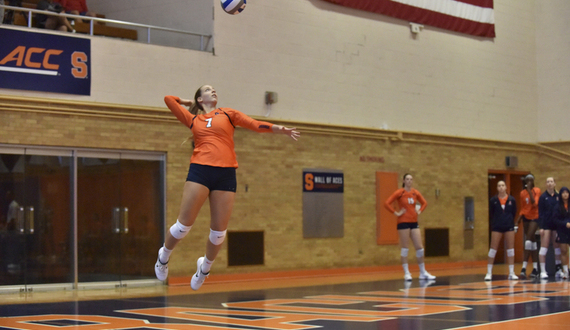 Syracuse wins fifth straight with 3-set sweep over Boston College