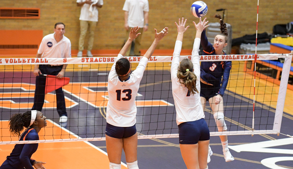 Syracuse runs past Virginia in straight sets with strong finishes