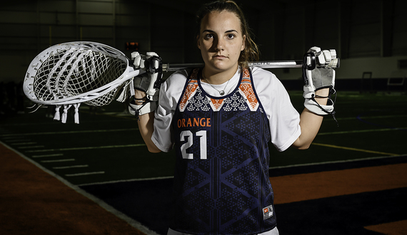 SETTLING IN: Asa Goldstock, mentored by an all-time SU great, fights to figure out how to shine in her new home