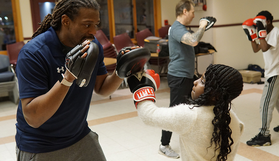 Boxing-based organization Fight For Hearts kicks off American Heart Month with guest coach