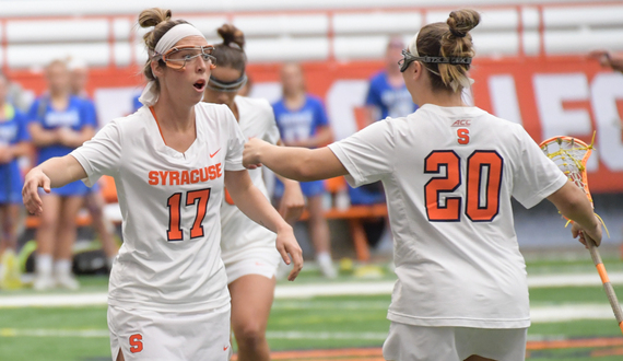 Syracuse moves up to No. 16 in Inside Lacrosse poll