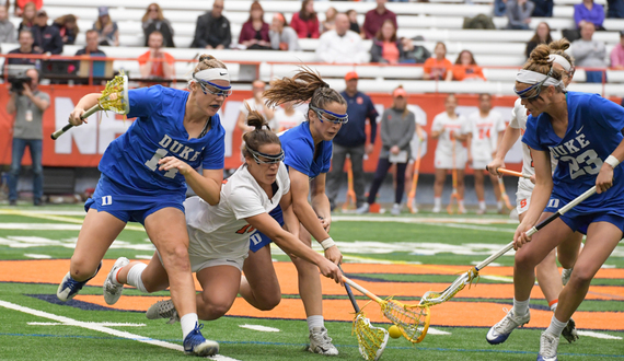 No. 18 Syracuse remains winless in ACC play with 15-14 double-OT defeat at No. 14 Virginia Tech