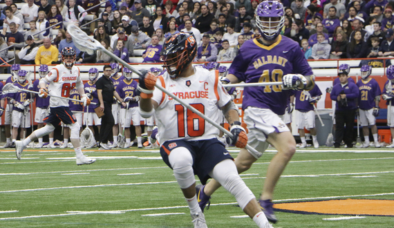 Syracuse played best when down a man in its 10-6 win over Notre Dame