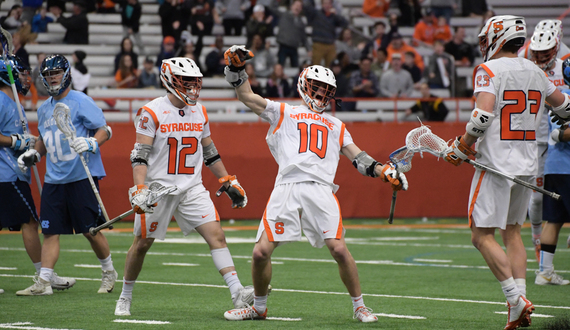 Freshman midfielder Brendan Curry plays hero for SU in 13-12 OT win over North Carolina