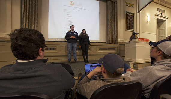 SA President James Franco gives updates on Euclid Avenue security cameras