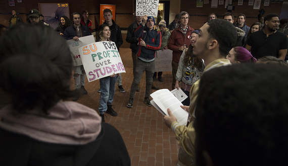 Storify: Here’s how protests at SU are unfolding