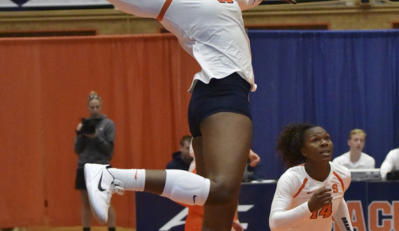 Santita Ebangwese abandoned a once promising basketball career to play Division I volleyball