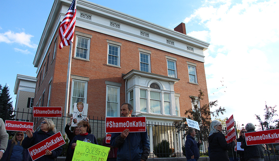 Activists protest John Katko, Paul Ryan at Syracuse fundraising event