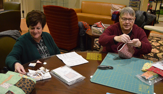 Quilters, knitters gather at Hendricks Chapel to give back to Syracuse community