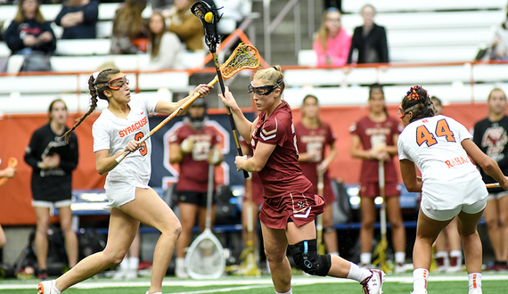 Syracuse squanders 5-goal lead to No. 1 Boston College in 14-12 loss