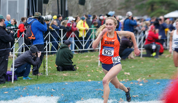 Paige Stoner wins the 5000m at ACC Championships