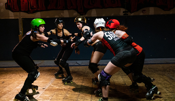 Assault City Roller Derby kicked off their season on International Women’s Day