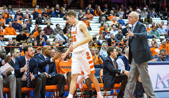 After 1st year with his dad, Buddy Boeheim got no special treatment