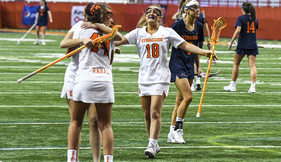 No. 4 Syracuse holds off No. 7 Virginia, 12-10, in 1st round of ACC Tournament