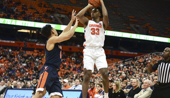 Syracuse, with no other options, commits itself to inconsistent 3-ball in loss to No. 11 Virginia