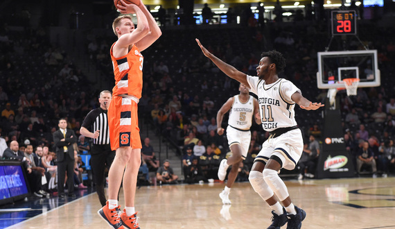 Hughes, Boeheim ignite offense in 97-63 rout of Georgia Tech