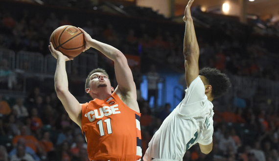 Syracuse falls to Miami, 69-65, in overtime to close regular season