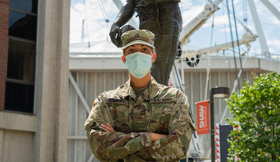 ROTC cadets balancing athletics develop leadership skills, camaraderie