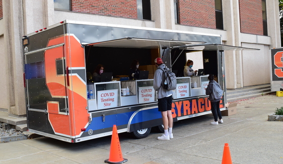 SU to open COVID-19 testing site in Carrier Dome, switch to random testing