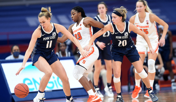 Defensive presence of Lewis, Strautmane propels No. 22 Syracuse over PSU