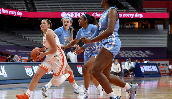 No. 23 Syracuse rides 27-point 4th quarter in comeback win over UNC