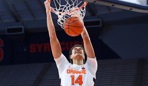 Center Jesse Edwards flashes potential off the bench in SU’s win over Miami