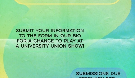 University Union announces upcoming student musician show