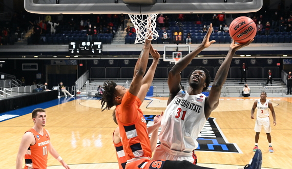 The zone strikes again: No. 11 Syracuse upsets No. 6 San Diego State, 78-62