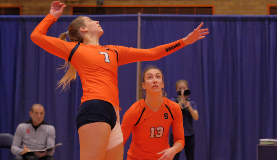 Syracuse cements victory over Duke in 5th set, evens record at .500