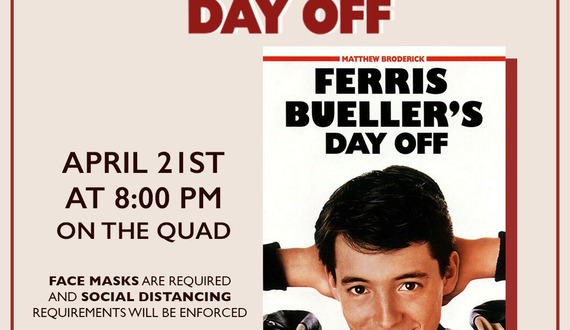 UU to screen &#8216;Ferris Bueller’s Day Off&#8217; on SU’s 2nd wellness day