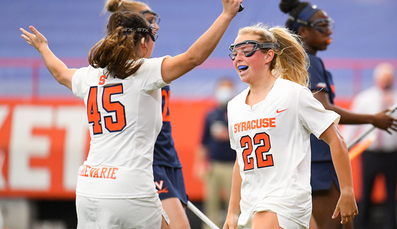 Carney, Tyrrell combine for 14 goals in No. 3 SU&#8217;s 19-5 win over Louisville