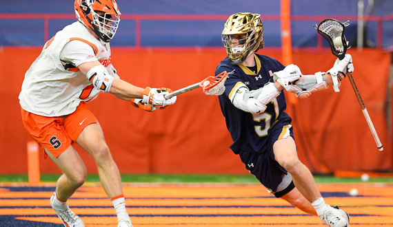 No. 8 Syracuse crushed by No. 4 Notre Dame to finish ACC play in 22-8 loss