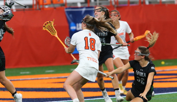 Meaghan Tyrrell scores program record 7 goals in 20-8 win over Loyola