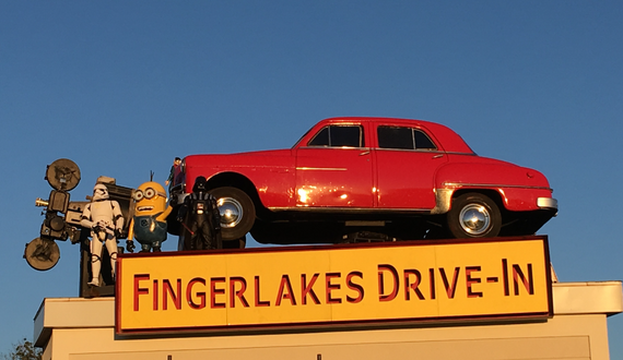 Finger Lakes Drive-in offers traditional movie experience on 106-foot screen