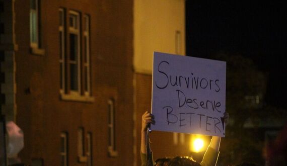 Video: Students protest outside IFC chapter houses alleging sexual assault