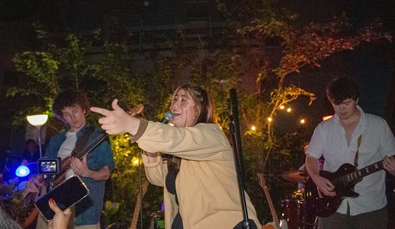 NONEWFRIENDS.’s outdoor concert heard throughout the neighborhood