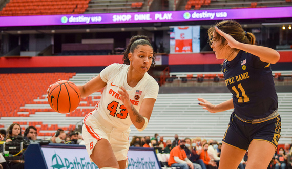 SU surrenders 21-0 run across final 8 minutes in 82-56 loss to Notre Dame