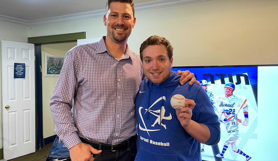 Israeli-American baseball player recalls team’s Olympic performance in Chabad House